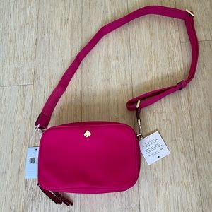 Kate Spade Jae Small Camera Bag Bright Magenta. 100% authentic Kate Spade brand.